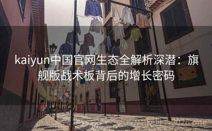 kaiyun中国官网生态全解析深潜：旗舰版战术板背后的增长密码