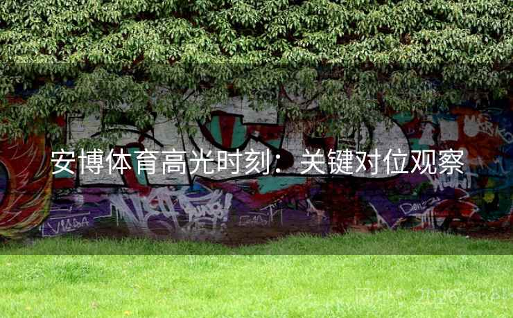 安博体育高光时刻:关键对位观察 安博体育高光时刻:关键对位观察