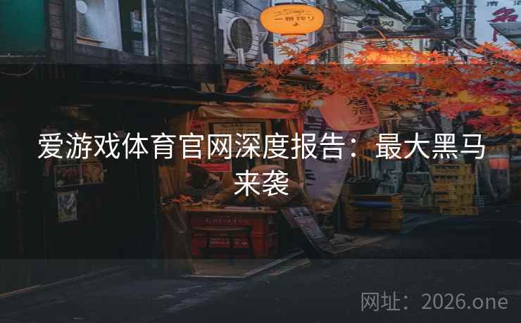 爱游戏体育官网深度报告：最大黑马来袭