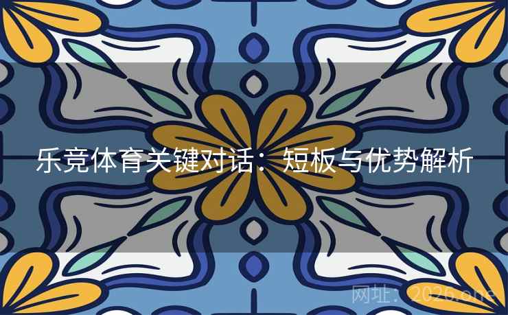 乐竞体育关键对话：短板与优势解析